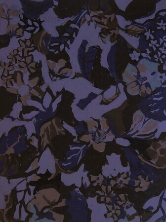 Abstract Purple Floral #2